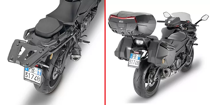 Givi Monorack Peräteline Suzuki GSX S1000GT (22) - Moottoripyörän laukkujen kiinnityssarjat - D451433 - 1