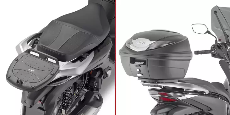 GIVI REAR RACK MONOLOCK HONDA SH 350 (2021) - Moottoripyörän laukkujen kiinnityssarjat - D410453 - 1
