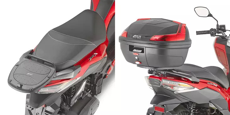 Givi SPEC. RACK SYM JET X 125 (2021) - Moottoripyörän laukkujen kiinnityssarjat - D438633 - 1