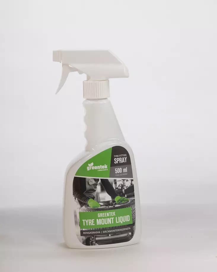 Greentek tyre fitting spray 500ml - Rengasrasva - D488193 - 1