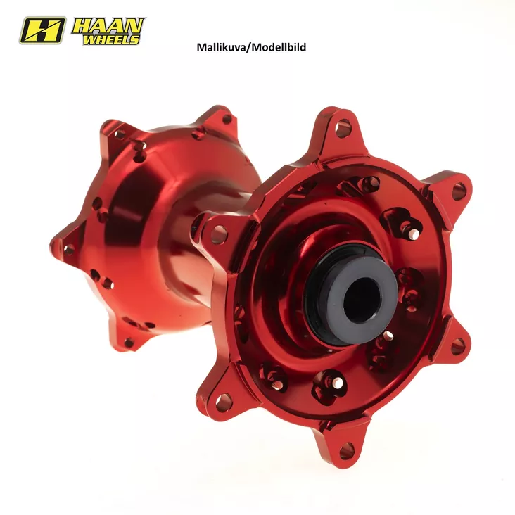 Haan napa CRF450R 13-.. CRF250R 14-.. punainen taka - Moottoripyörän vanteiden varaosat - D231063 - 1