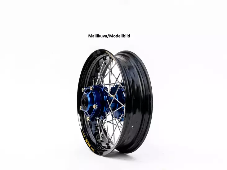 Haan wheel RMZ250 07-14 /450 05-14 17-5,00 BLUE/BLACK - Moottoripyörän täydelliset vanteet - D163233 - 1