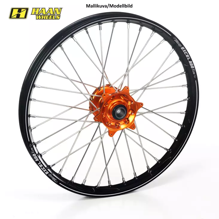 Haan wheel SX&SXF&EXC MODELS 03-14 21-1,60 O/A60 - Moottoripyörän täydelliset vanteet - D112943 - 1