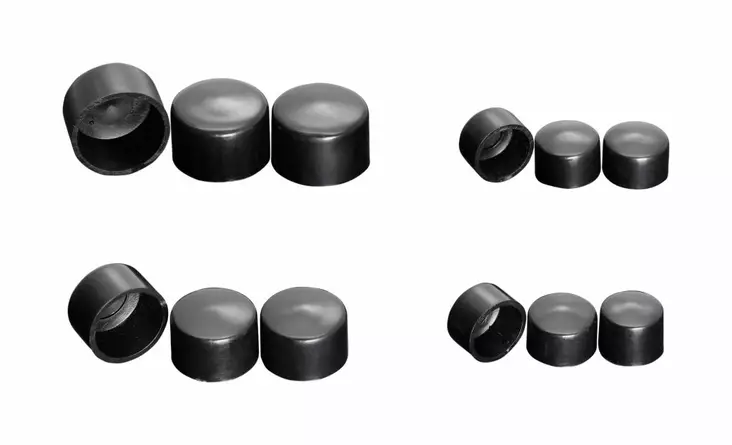 Highway Hawk BLACK COVER HEX. BOLT M8 (W = 12MM) - Moottoripyörän ruuvit & kiinikkeet - D164263 - 1