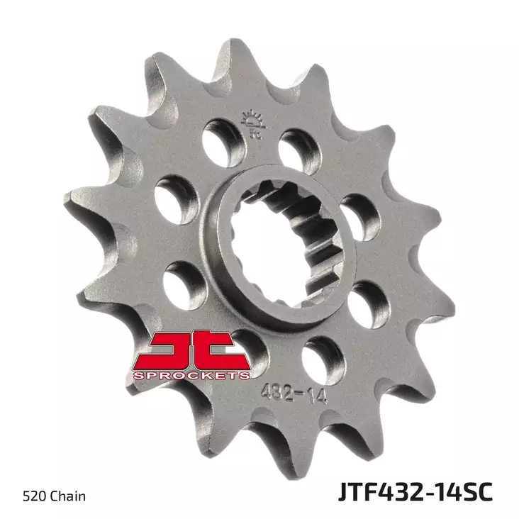 JT Eturatas SC - Itsepuhdistuva JTF432.14SC - Moottoripyörän eturattaat - D431963 - 1