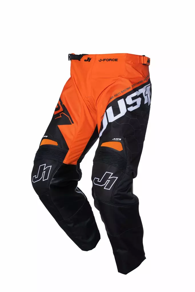 Just1 Housut J-Force Hexa Oranssi/Musta - Motocross housut MX - D444923 - 1