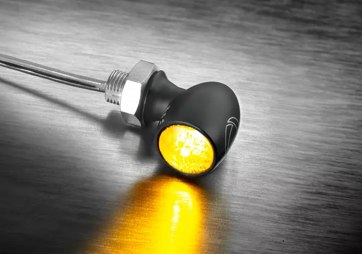 Kellermann Atto® indicator black w/ clear glass - Moottoripyörän vilkut - D438843 - 1