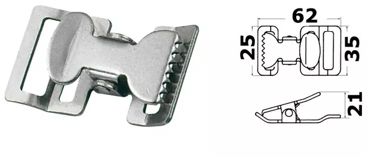 Kiristyssolki S.S. - Hihnat ja hihnakiristimet - D123353 - 1