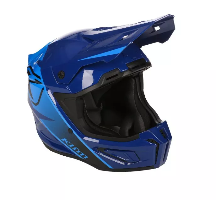 Klim T1 Freeride Kypärä ECE Youth Descent Nightfall Blue - Offroad-kypärät - 138733 - 1