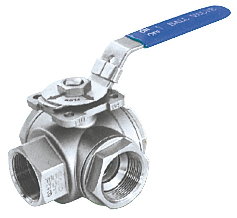 Kolmitiehana 3/4" AISI 316 - Kuulaventtiilit - D124263 - 1
