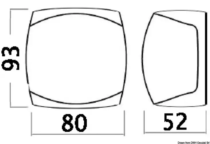 Kulkuvalo LED Sphera III punainen - Veneen Kulkuvalot - D281023 - 1