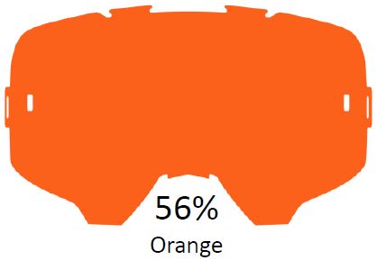 Leatt Linssi Orange 58% - Ajolasien linssit & varaosat - D257853 - 1