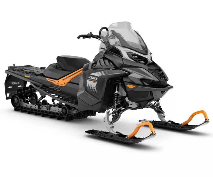 Lynx 27 49 Ranger PRO 850 E-Tec 64mm Tactical Grey / Orange Crush - Lynx moottorikelkka 2027 -mallisto - 144383 - 1