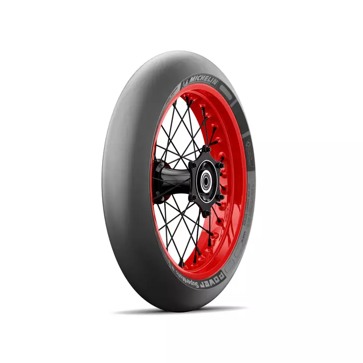 Michelin Power Supermoto Slick 120/75 R 16.5 B TL Fr - Renkaat, Racing - D439983 - 1