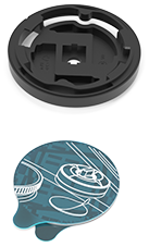 NUVIZ Controller Mount Plate - Kypäräpuhelimet - D239013 - 1