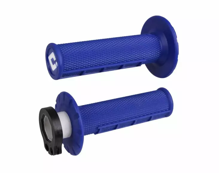 ODI Half-Waffle MX Lock-On Grip Set Blue - Moottoripyörän kahvakumit - D509893 - 1