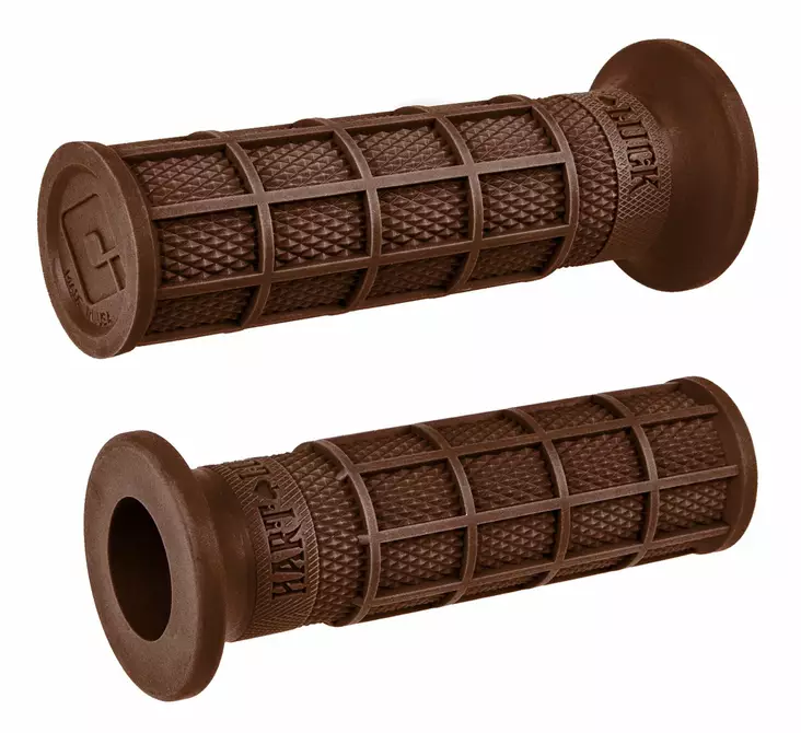 ODI Street V-Twin HART-LUCK Full-Waffle Grip Brown - Moottoripyörän kahvakumit - D510183 - 1
