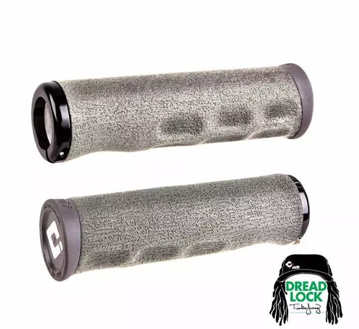 ODI Tinker Juarez-Dread Lock E-MTB Grip 130mm Graphite/Black - Moottoripyörän kahvakumit - D510233 - 1