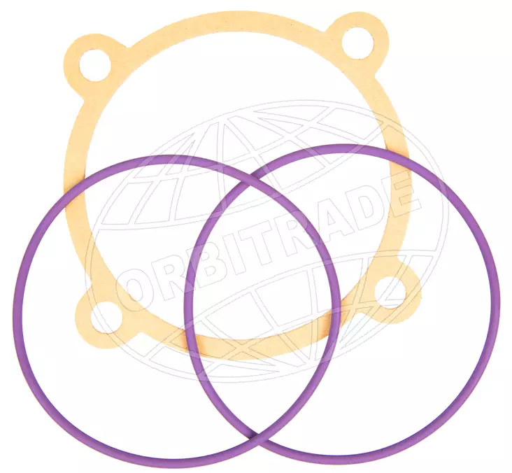 Orbitrade, gasket set - Öljyjäähdyttäjän tiivisteet - D158903 - 1