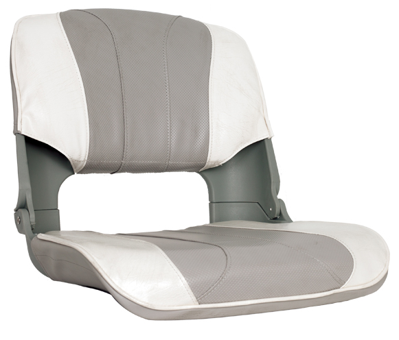 OS SKIPPER SEAT FOLDING UPHOLSTERED 5 PANEL GREY/WHITE - Veneen Istuimet & tuolit - D241103 - 1