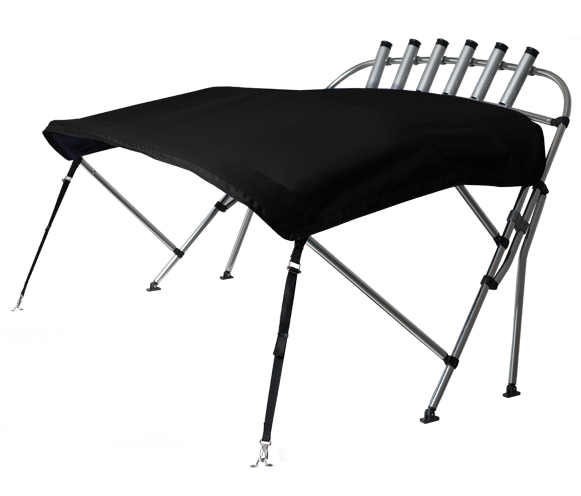 OS WHITEWATER PRO BIMINI 1.7 - 1.9M BLACK + ROCKET LAUNCHER - Biminit - D240963 - 1