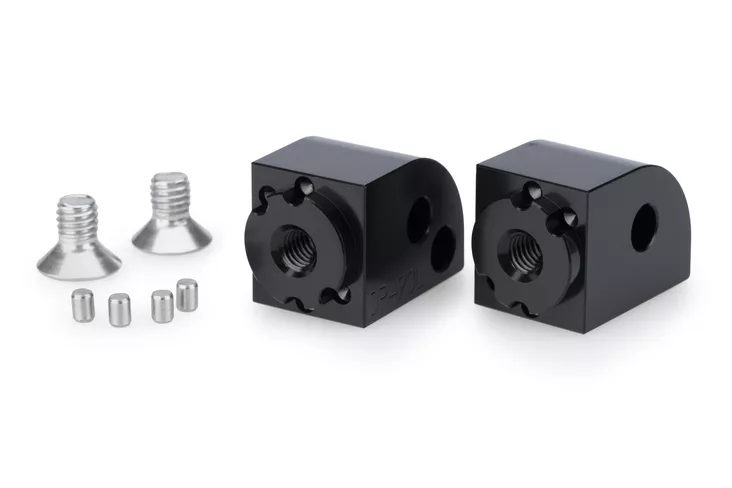 Puig Adjustable Passenger Footpeg Brackets Voge 900 - Moottoripyörän jalkatapit - D536933 - 1