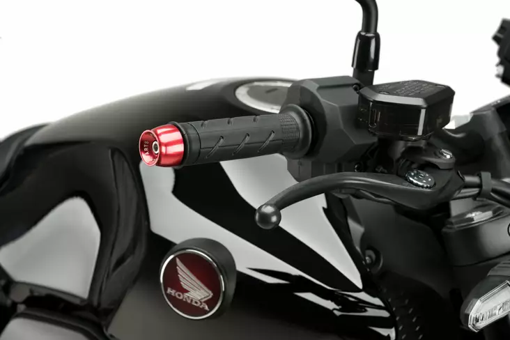 Puig Bar End Aluminum Mod.Speed Honda C/Black - Moottoripyörän ohjaustangot päät - D453653 - 1