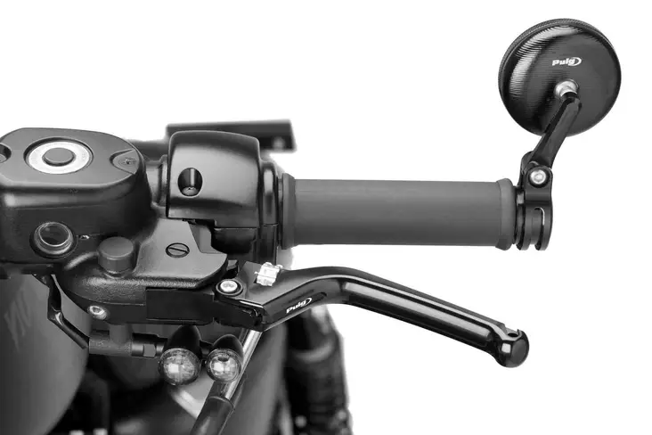 Puig Clutch Lever Custom Black Select. C/Silver - Moottoripyörän vivut ja vivunrungot - D303303 - 1