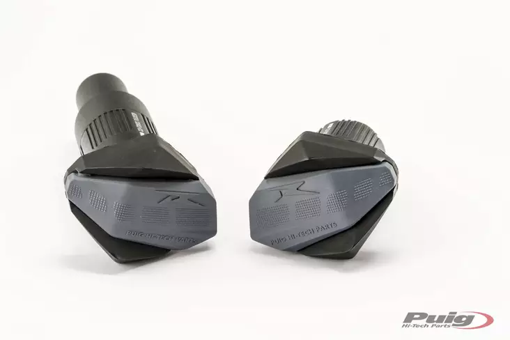 Puig Crash Pads R19 Suzuki Gsxr600/750 04'-05' C/Black - Moottoripyörän kaatumatapit - D31543 - 1