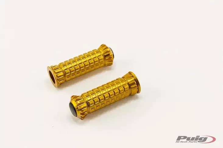 Puig Footpegs R-Fighter Piloto Rig/Left C/Gold - Moottoripyörän jalkatapit - D302103 - 1