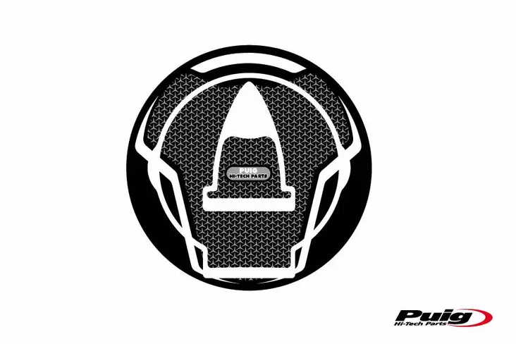 Puig Fuel Cap Cover Naked Ducati C/Grey - Moottoripyörän tarrasarjat - D299483 - 1