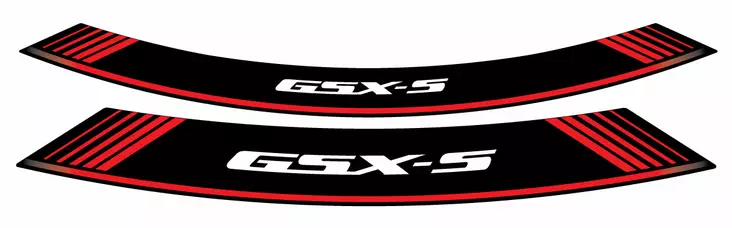 Puig Kit 8 Rim Strips Gsxs C/Red - Moottoripyörän vanneteipit - D302573 - 1
