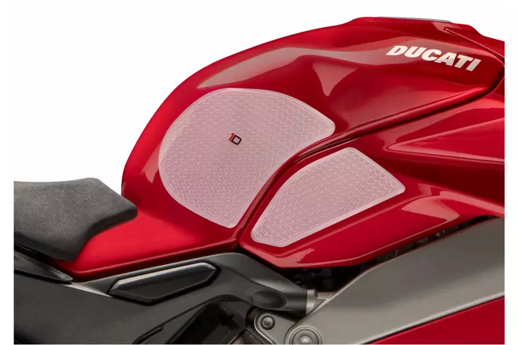 Puig Lateral Tank Pads Ducati C/Black - Moottoripyörän tankinsuojat - D357833 - 1