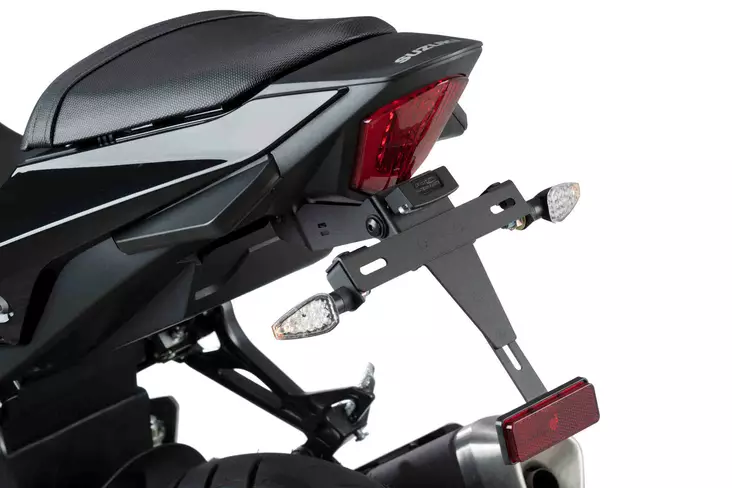Puig License Support Suzuki Gsx-R250R 17-18' C/Black - Moottoripyörän kilven kiinnikket - D302683 - 1