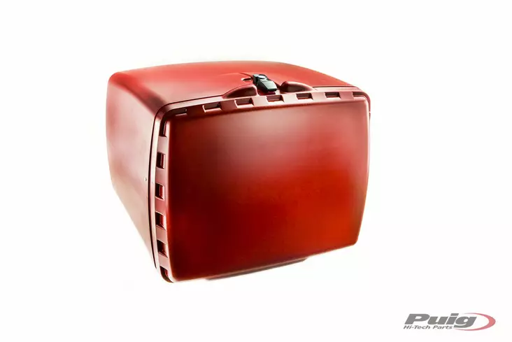 Puig Mega Box With Lock C/Red - Moottoripyörän kovat laukut - D297333 - 1