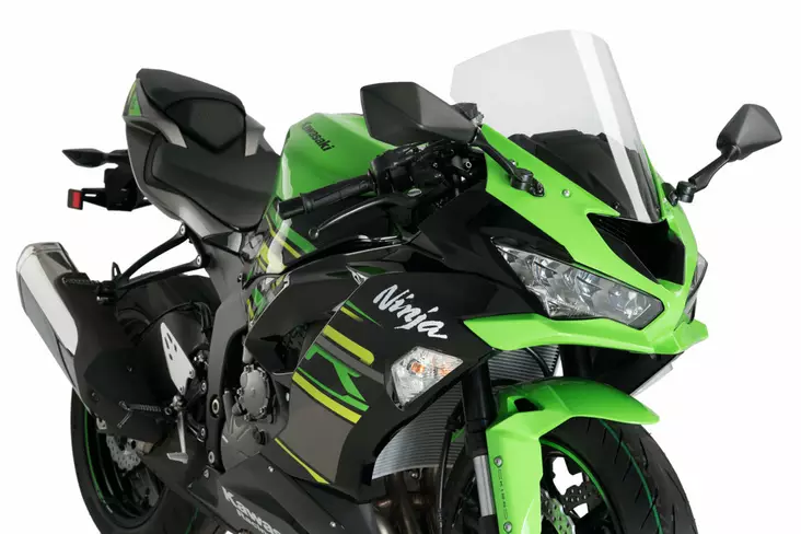 Puig R-Racer Screen Kawasaki Zx-6R 19' C/Clear - Moottoripyörän tuulisuojat - D357873 - 1