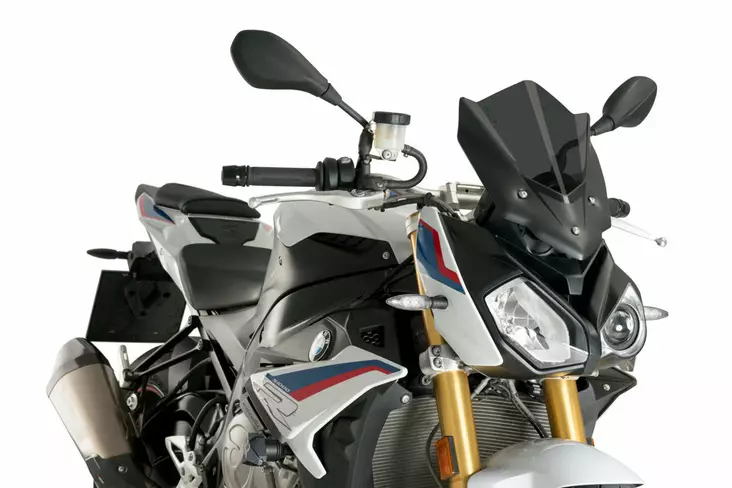 Puig Racing Screen Bmw S1000R 14'-18' C/Dark Smoke - Moottoripyörän tuulisuojat - D300523 - 1