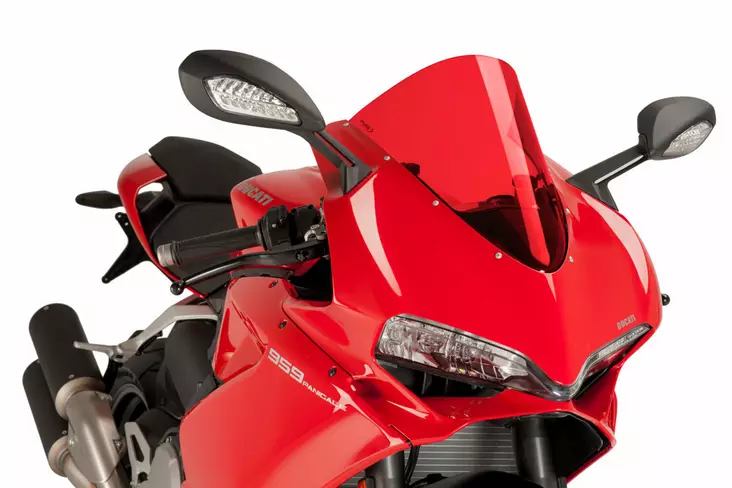 Puig Racing Screen Ducati 959-1299 Panigale/S C/Red - Moottoripyörän tuulisuojat - D301003 - 1