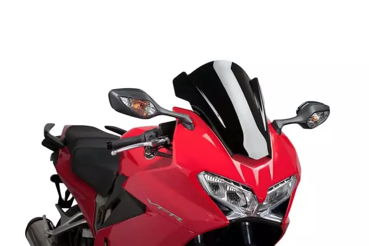 Puig Racing Screen Honda Vfr800F 14'-18' C/Black - Moottoripyörän tuulisuojat - D300963 - 1