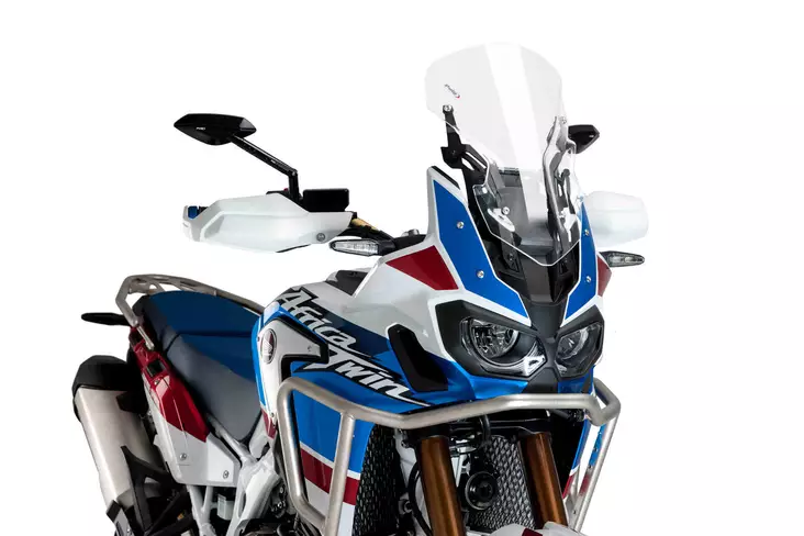 Puig Racing Screen + Kit Fix Africa Twin 16'-18' C/Clea - Moottoripyörän tuulisuojat - D302033 - 1
