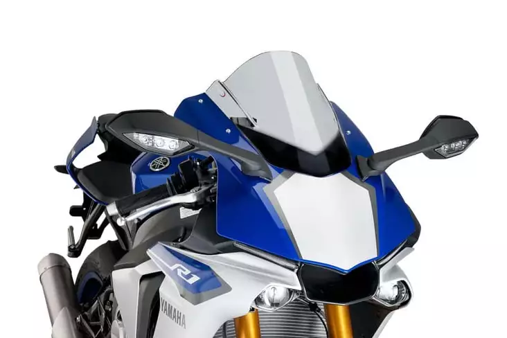Puig Racing Screen Yamaha Yzf-R1 15'-18' C/Clear - Moottoripyörän tuulisuojat - D257703 - 1