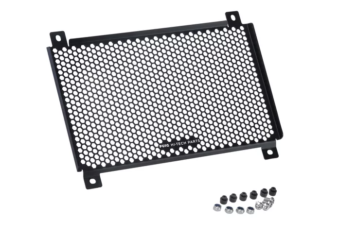 Puig Radiator Guards Kawasaki Z500/Se 24'-25' C/Black - Moottoripyörän jäähdyttimen suojat - D530103 - 1