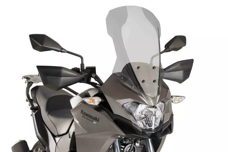 Puig Touring Screen Kawasaki Versys-X 300 17-18'C/Smoke - Moottoripyörän tuulisuojat - D302973 - 1