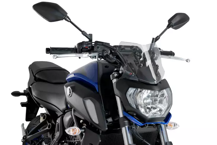 Puig Windshields N.G.Sport Yamaha Mt07 18'- C/Clear - Moottoripyörän tuulisuojat - D302903 - 1