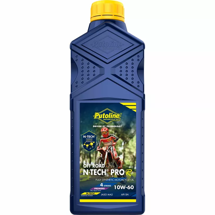 Putoline N-Tech® Pro R+ Off Road 10W-60- 1L (12) - 4-tahtiöljyt - D546403 - 1