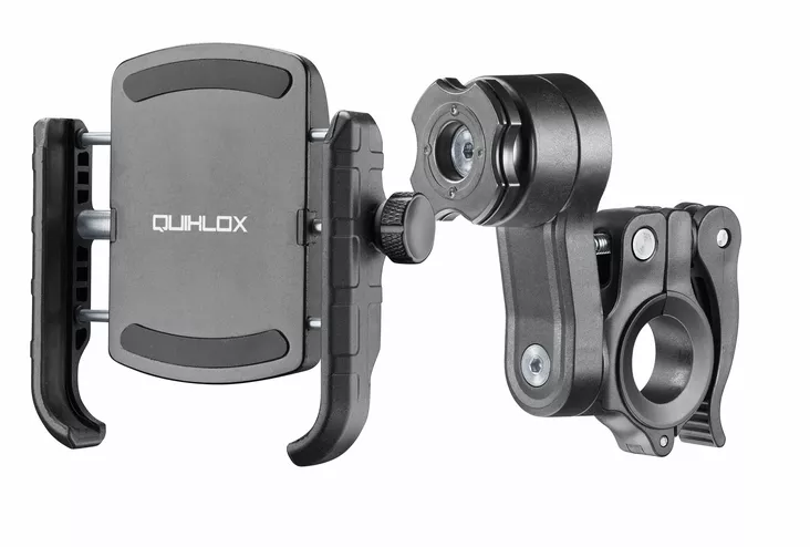 Interphone Quiklox crab + handlebar mount - Moottoripyörän matkapuhelintarvikkeet - D527373 - 1