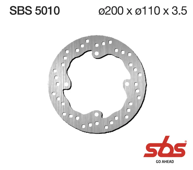 Sbs Jarrulevy Standard - Moottoripyörän jarrulevyt - D241643 - 1