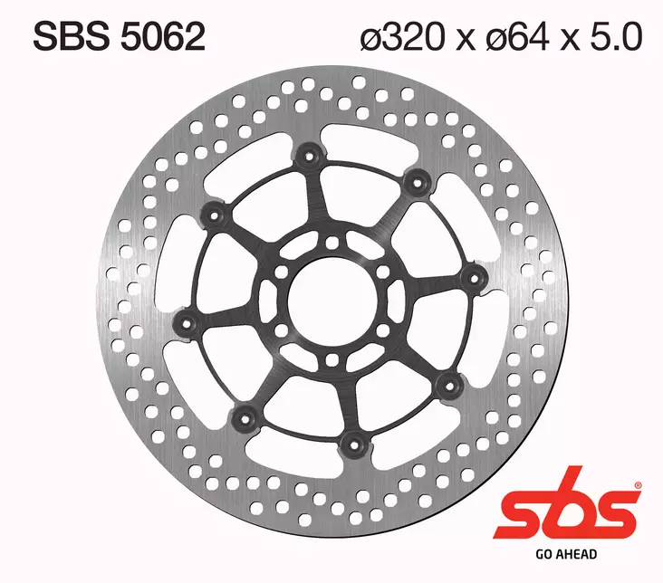 Sbs Jarrulevy Standard - Moottoripyörän jarrulevyt - D241693 - 1