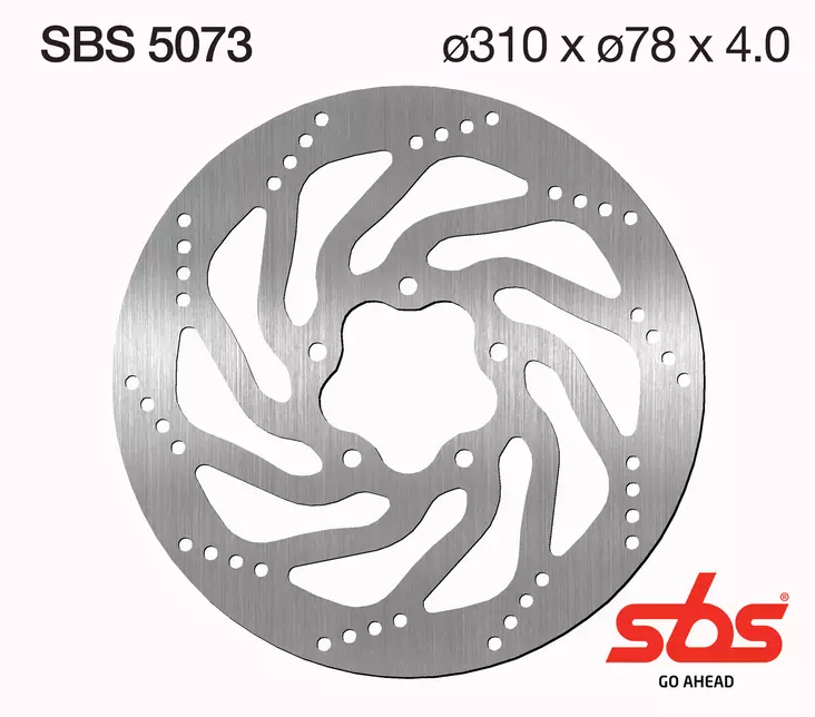 Sbs Jarrulevy Standard - Moottoripyörän jarrulevyt - D241703 - 1