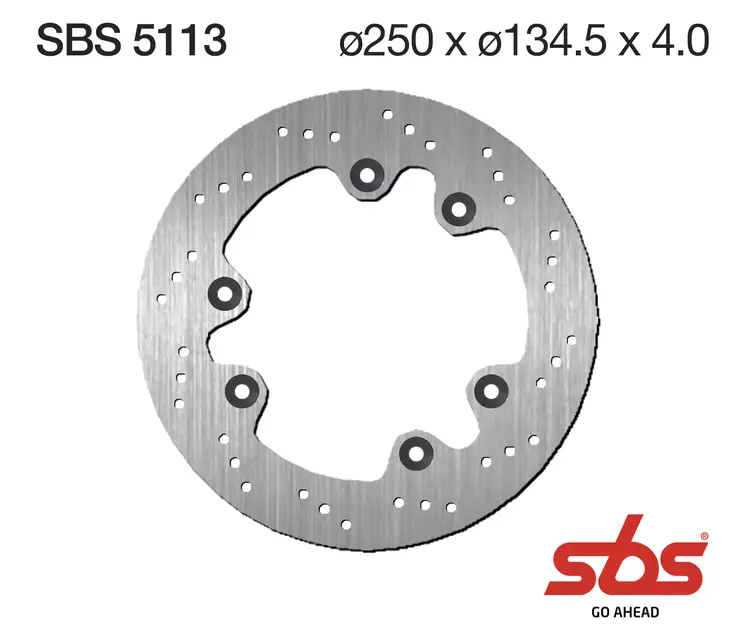 Sbs Jarrulevy Standard - Moottoripyörän jarrulevyt - D241743 - 1